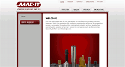 Desktop Screenshot of macit.com